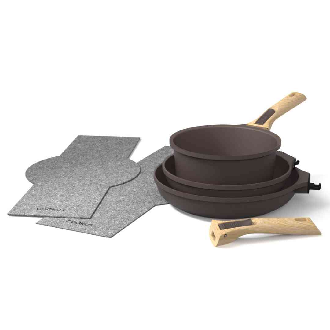 POELE AMOVIBLE 28CM MOKA