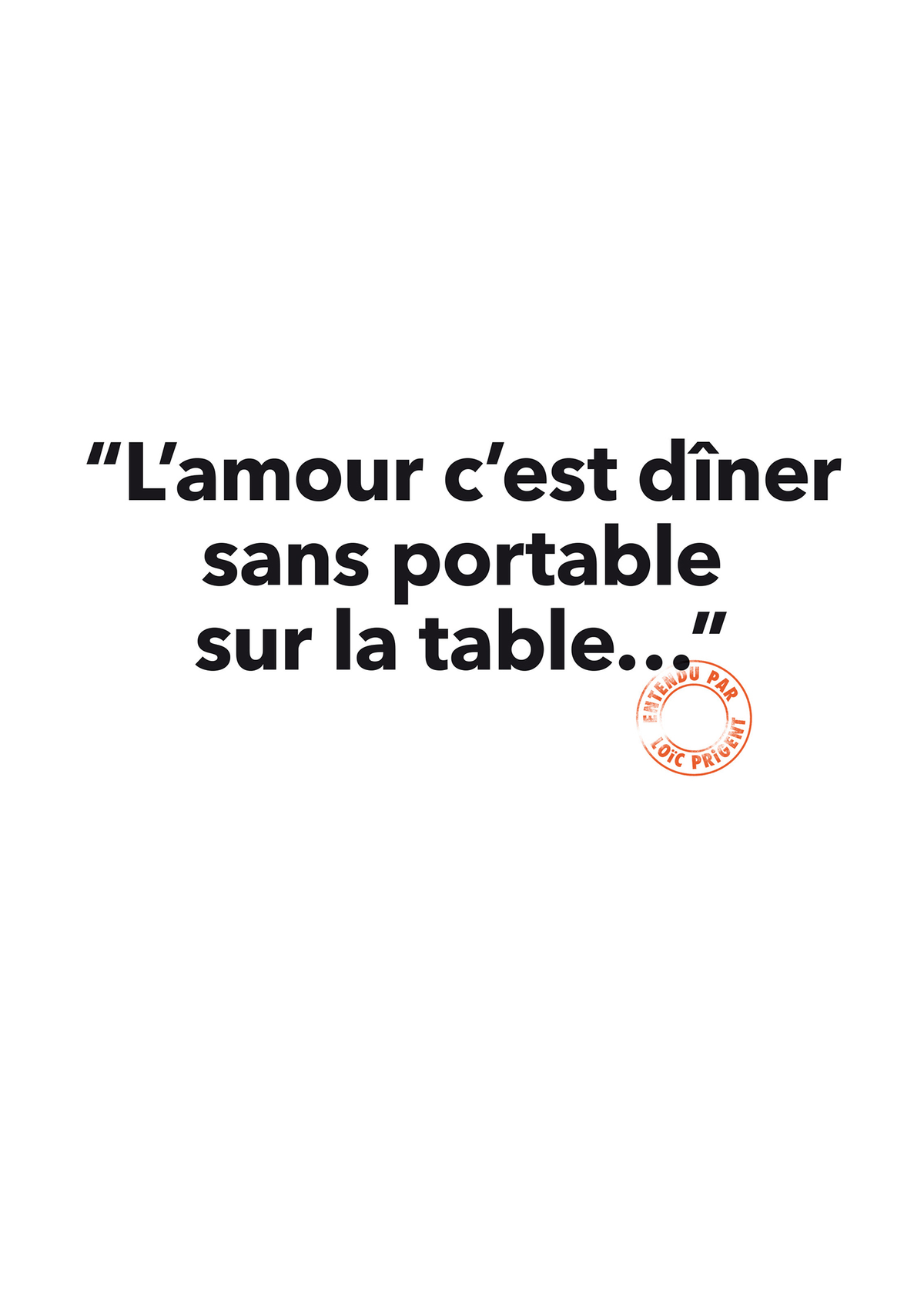 30x40 L'AMOUR C'EST
