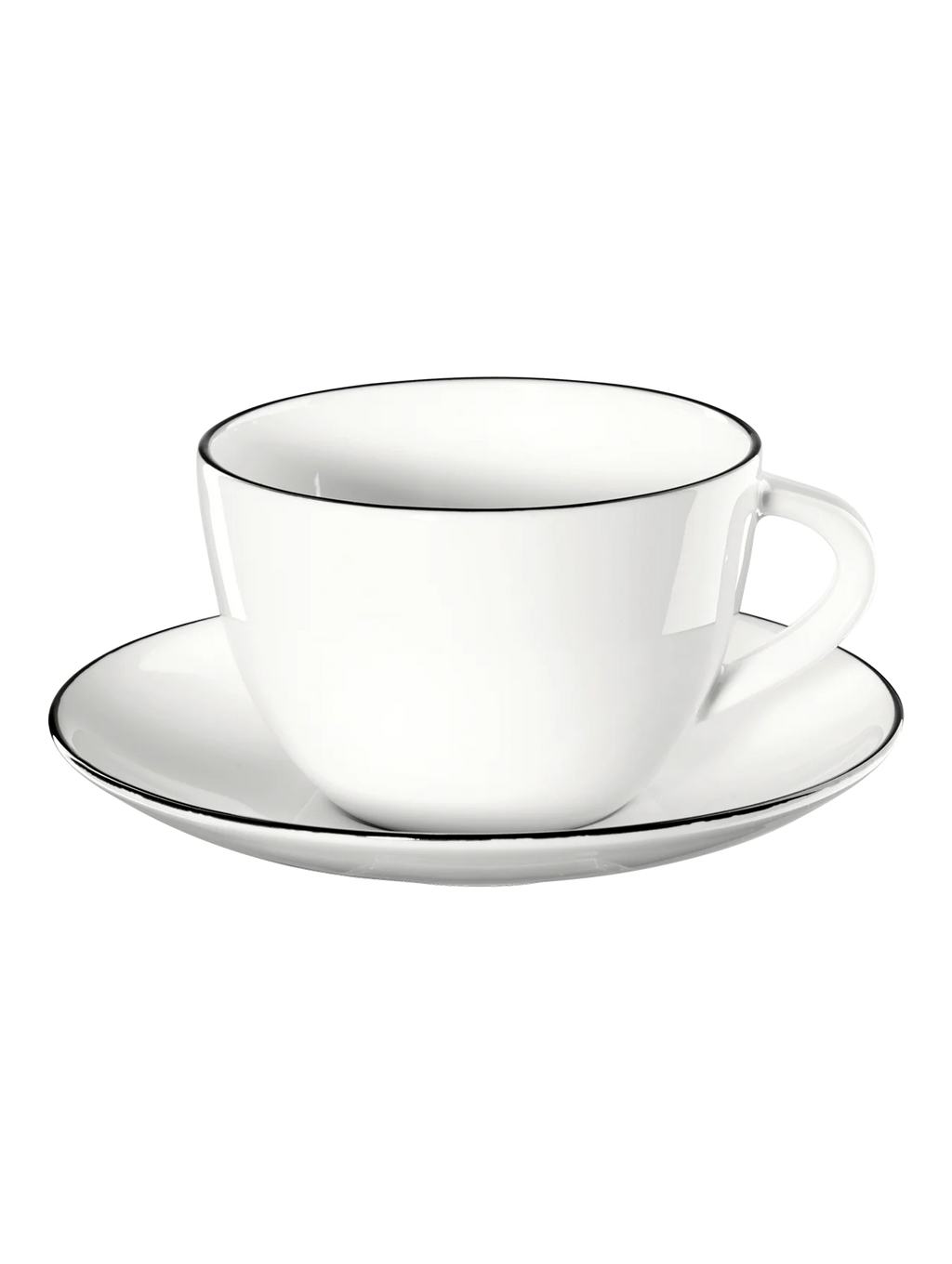 TASSE AVEC SOUCOUPE LIGNE NOIRE