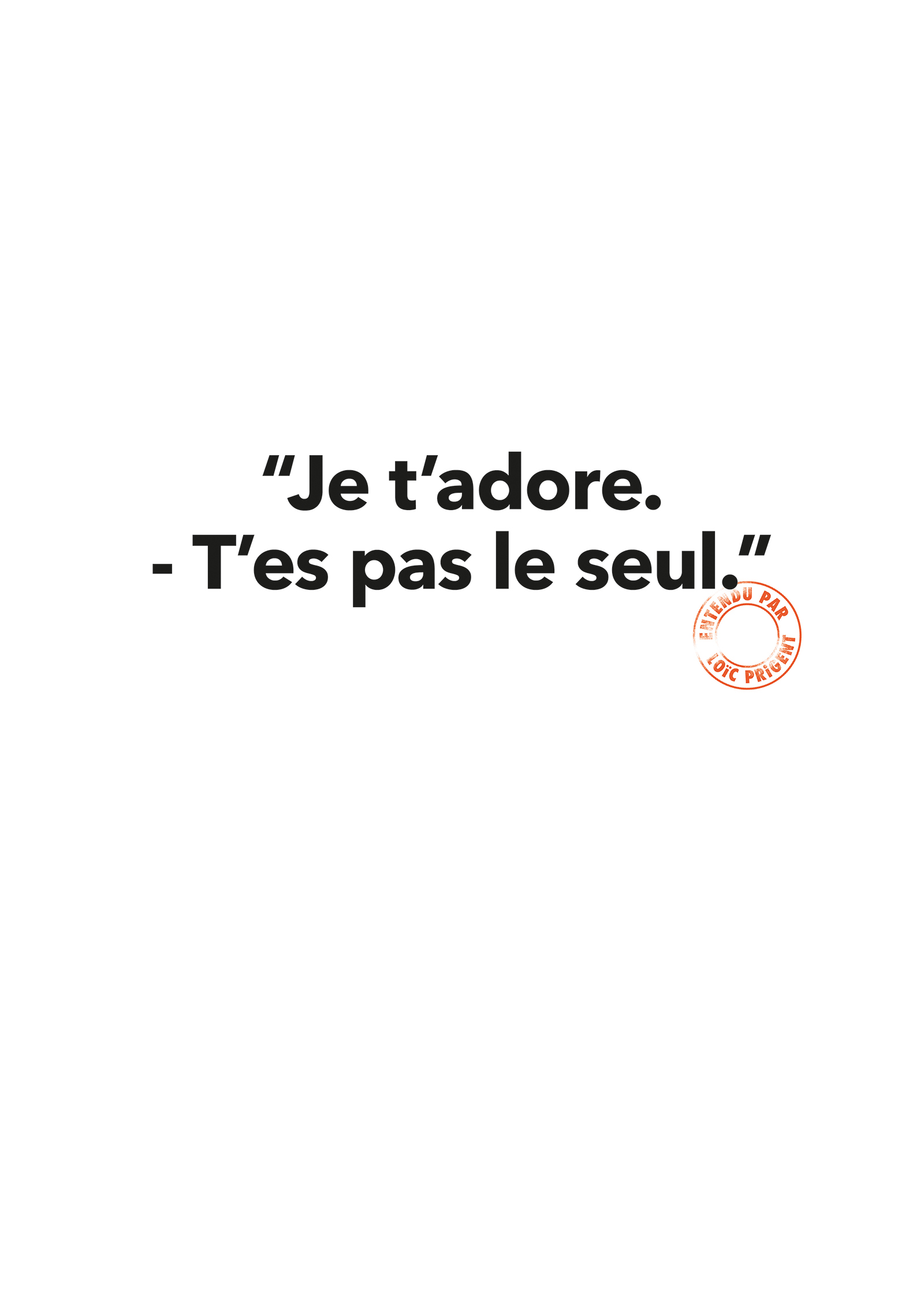 30x40 JE T'ADORE