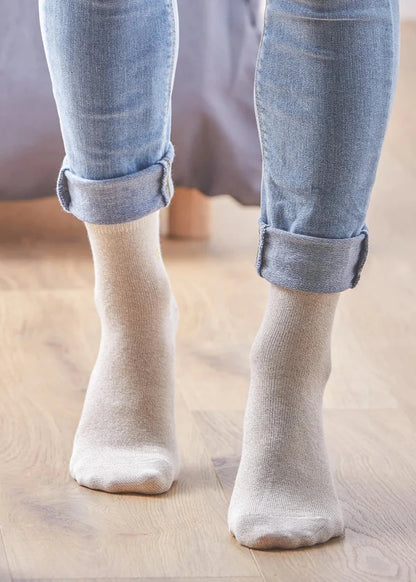 Chaussettes unies à paillettes