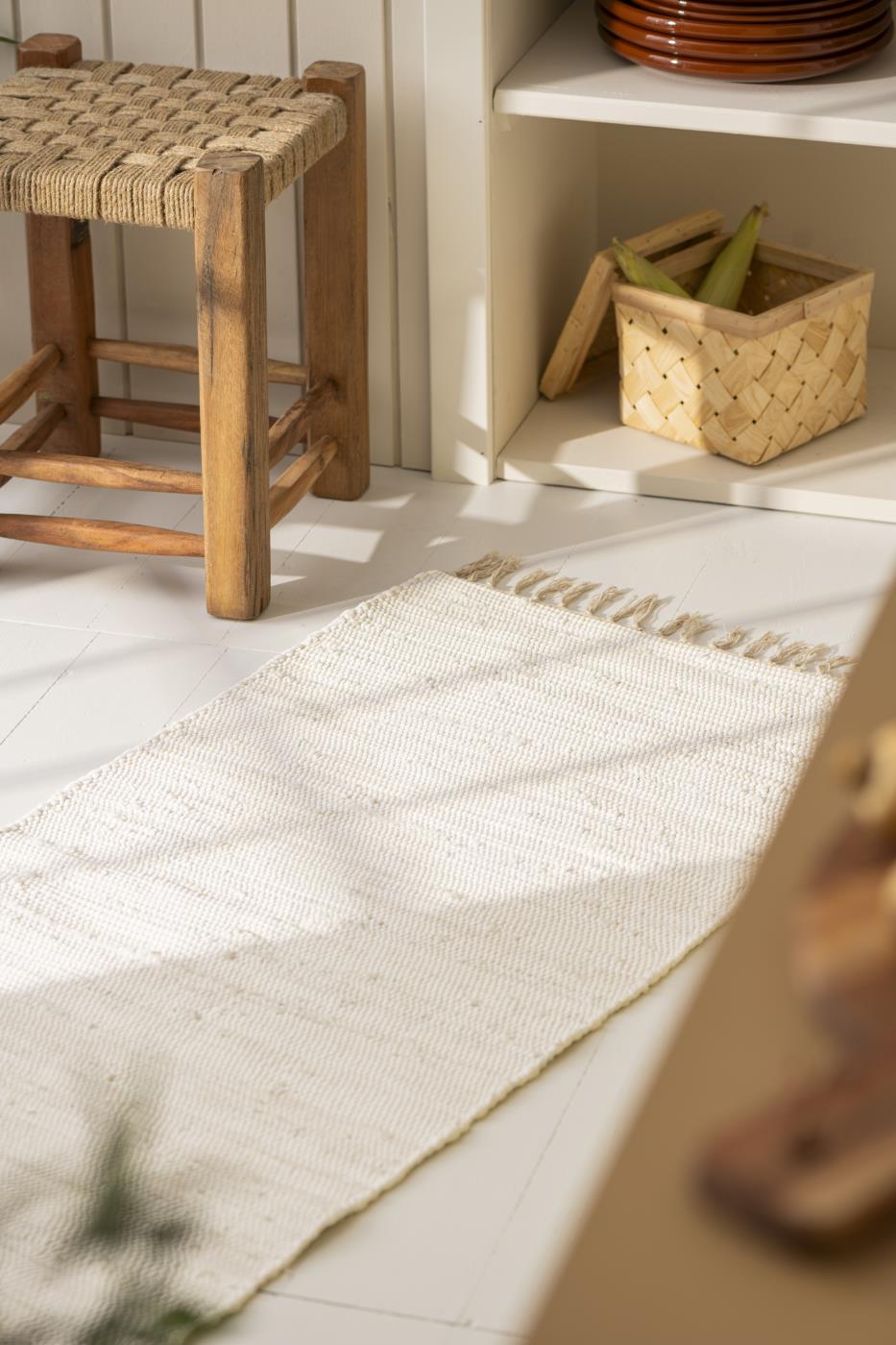 FLOOR RUNNER CREAM - 60X250