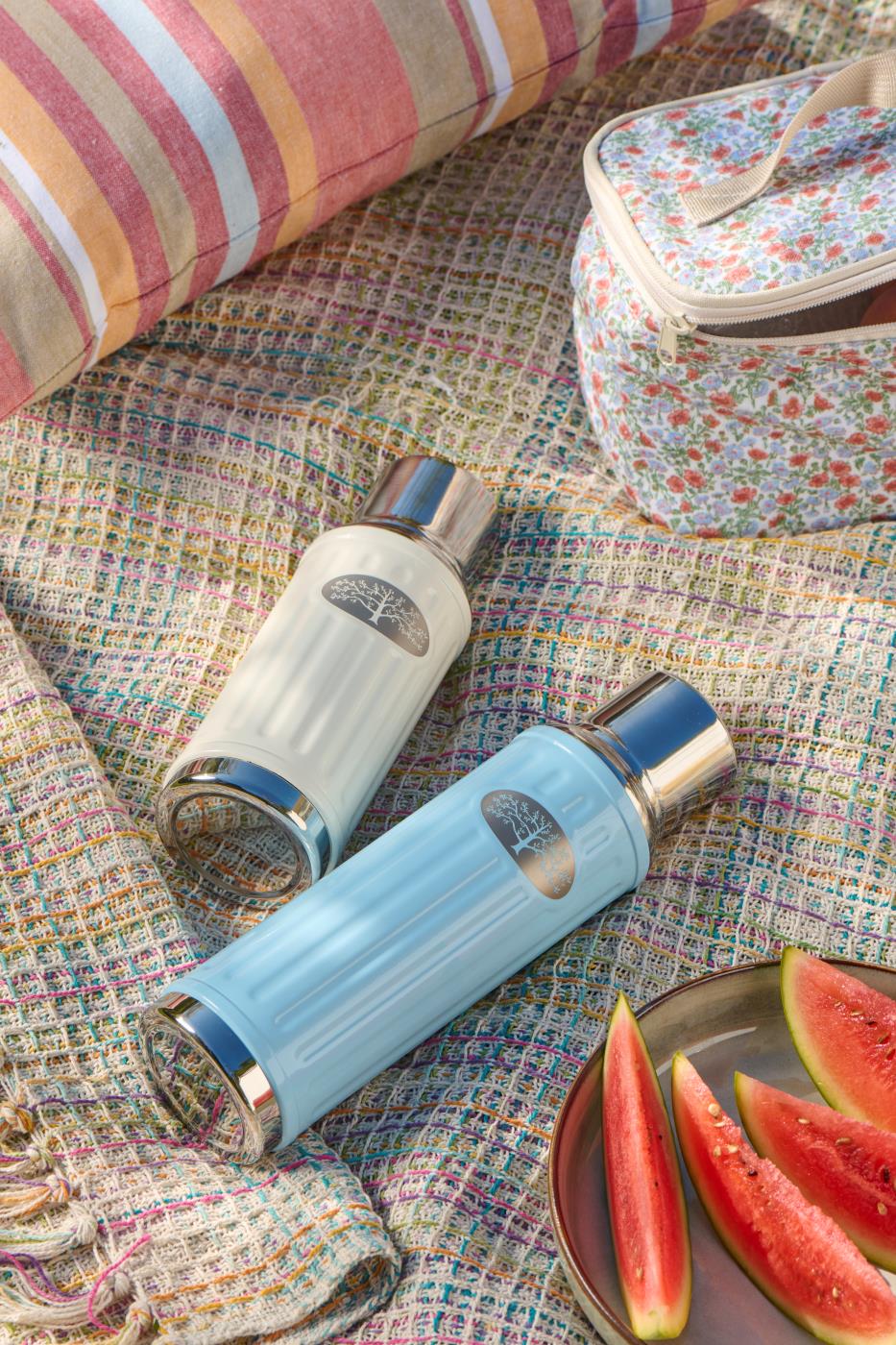 THERMOS BOTTLE LIGHT BLUE 700ML
