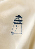 NAPKIN ATLANTIS WHITE/BLUE