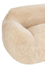 Sofa Shearling Polyester Crème Large