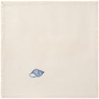 NAPKIN ATLANTIS WHITE/BLUE CONCH