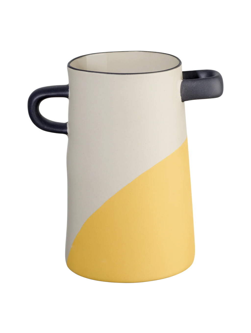 VASE JAUNE TREMPÉ