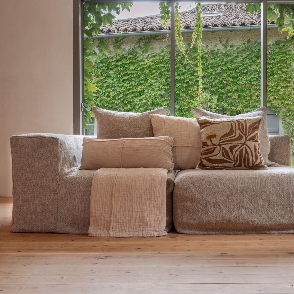 COUSSIN TAARI BEIGE - 50X50