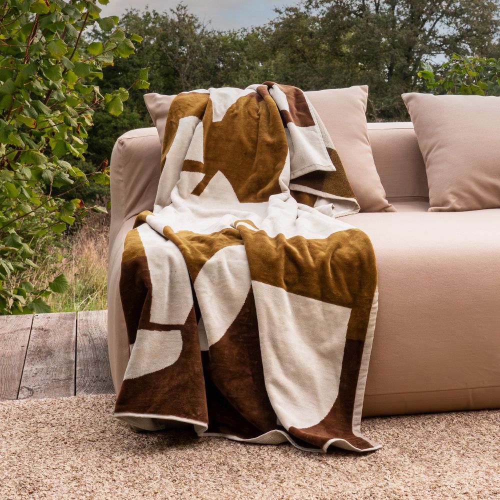 DRAP DE BAIN DATE CAFÉ CRÉOLE - 100X180