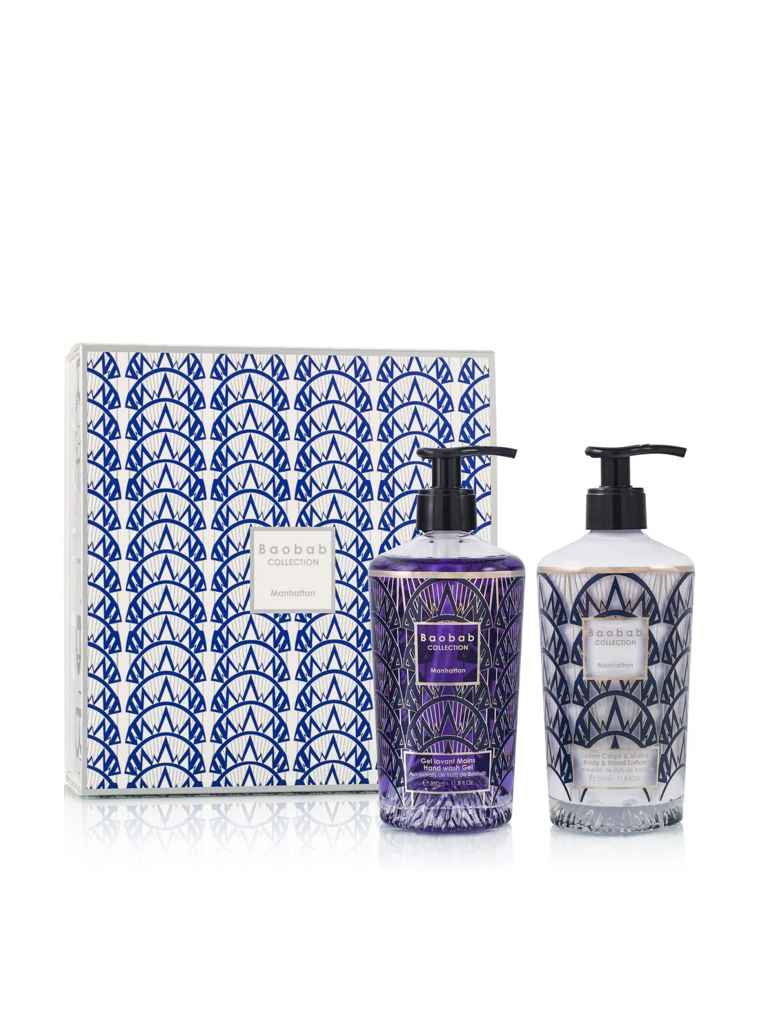 Coffret cadeau - Manhattan - Lotion corps & mains et gel lavant mains - BAOBAB