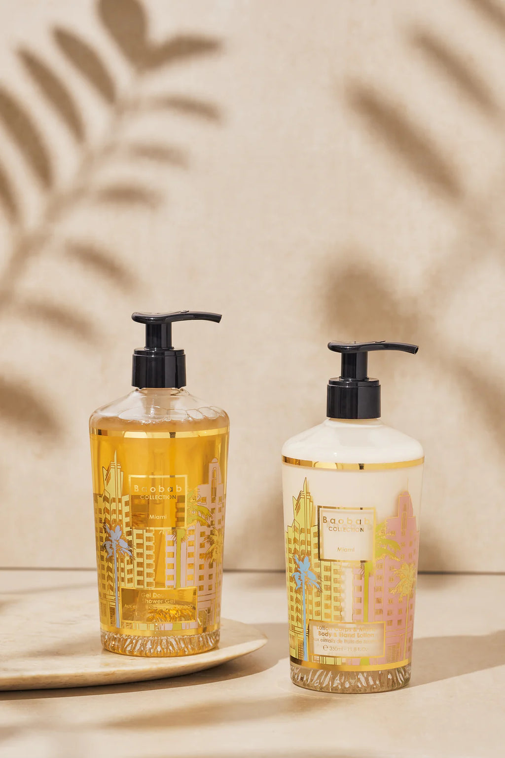Coffret cadeau -Miami - Lotion corps & mains et gel lavant mains