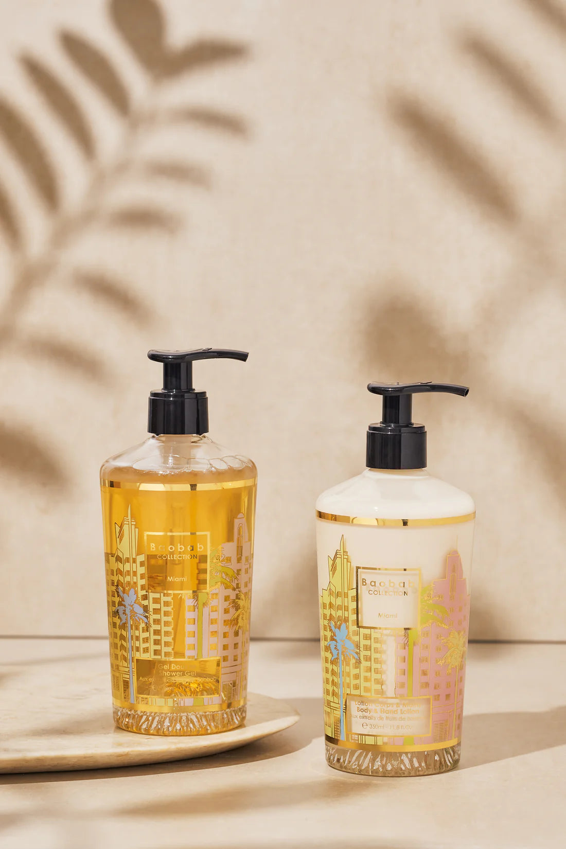 Coffret cadeau -Miami - Lotion corps & mains et gel lavant mains - BAOBAB