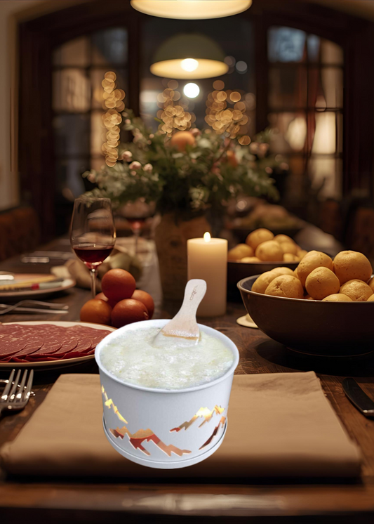 RACLETTE BOUGIE 2PERS BLANC MO