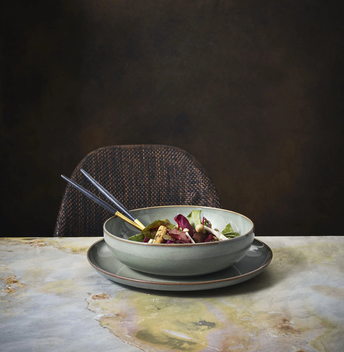 ASSIETTE PÂTES EUCALYPTUS - D21
