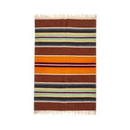 TAPIS RAYURES COLORÉES BLUE SKY - 75X100