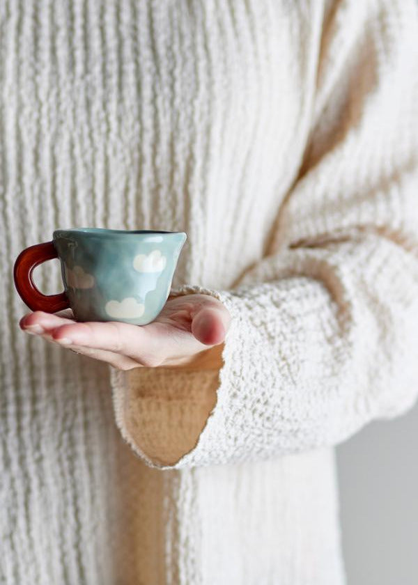 NINI TASSE BLEU GRÈS
