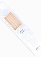COFFRET 10 CIERGES ECRU