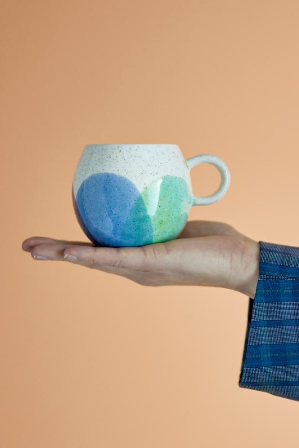 TASSE PAULA BLEU GRÈS