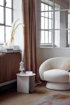 TED CHAISE DE SALON BLANC