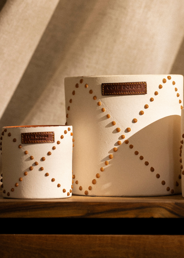 Bougie Nomad M Blanc Terra  Dattes