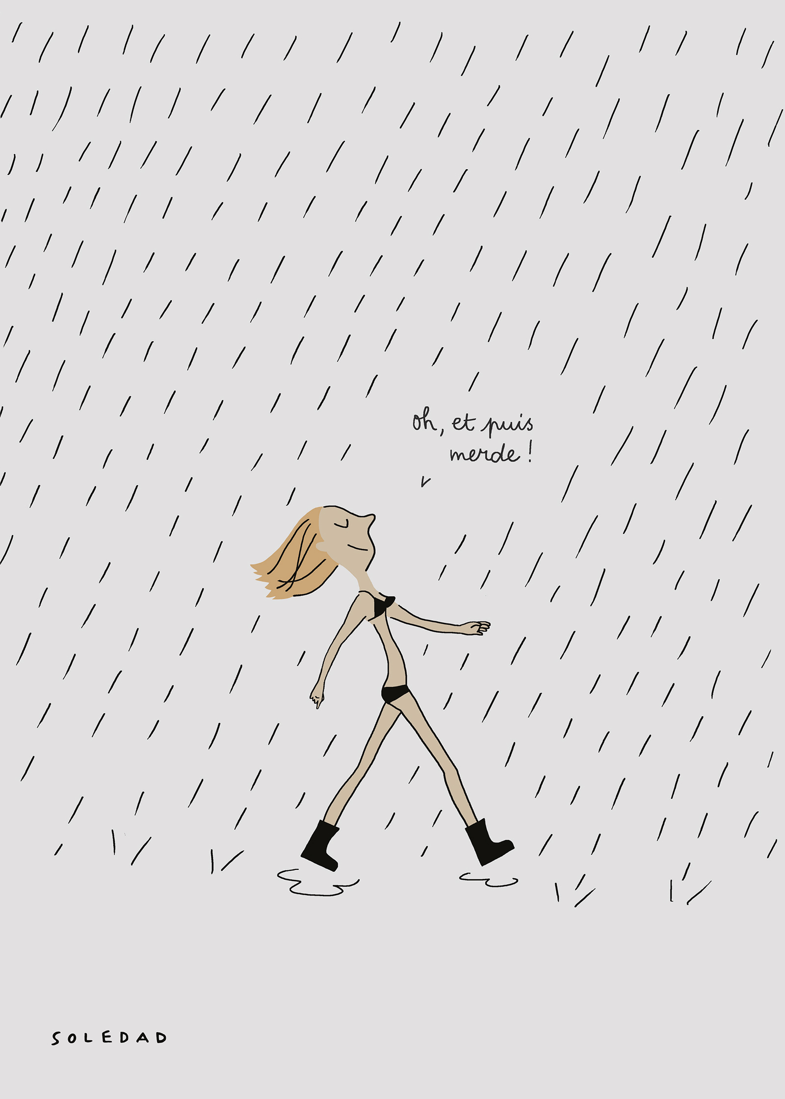 30X40 SOLEDAD PLUIE