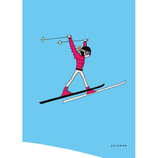 30X40 SOLEDAD SAUT DE SKI