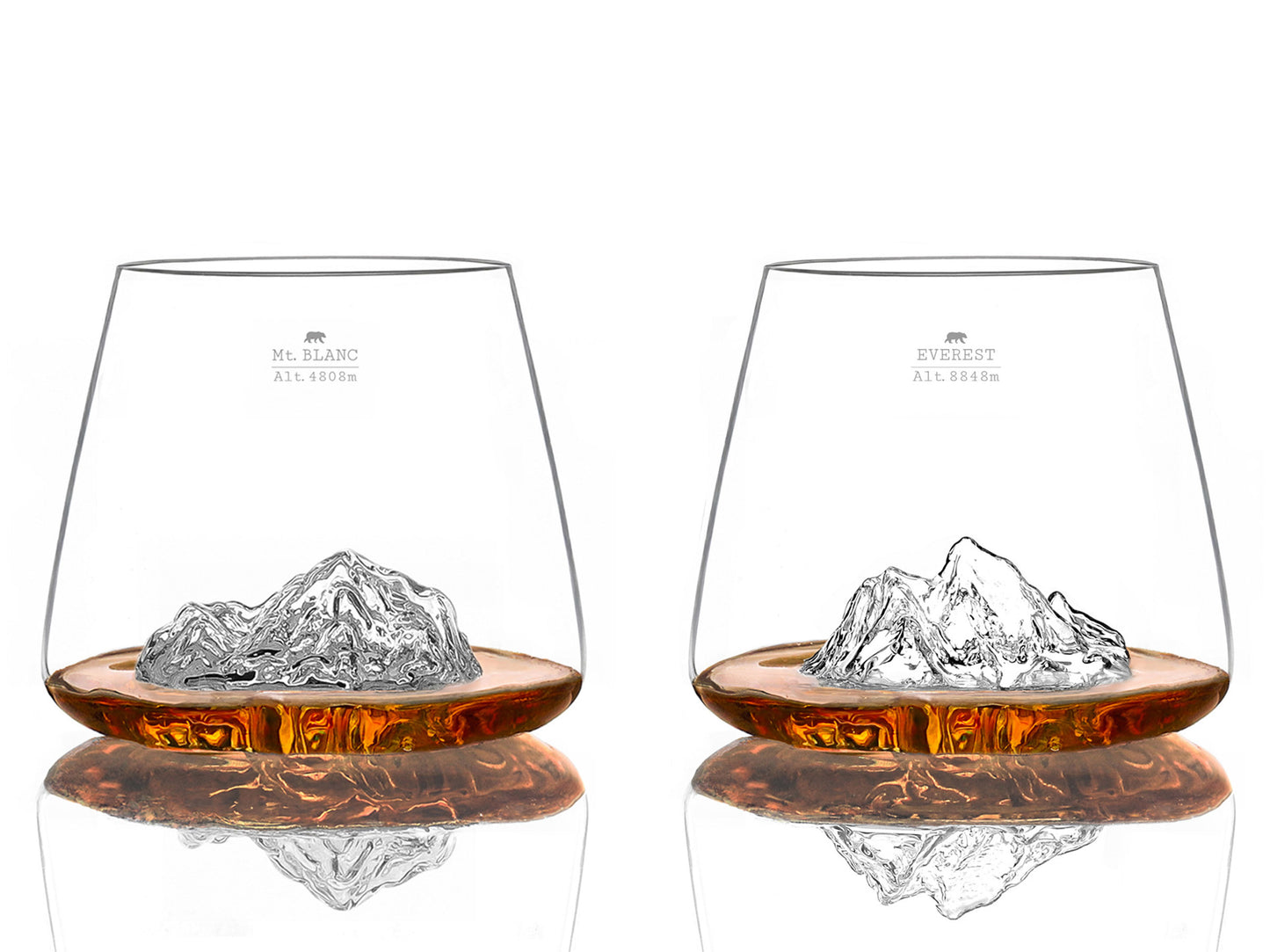 S/2 VERRES EVEREST ET MONT BLA