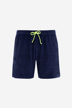 Short Bleu nuit en éponge
